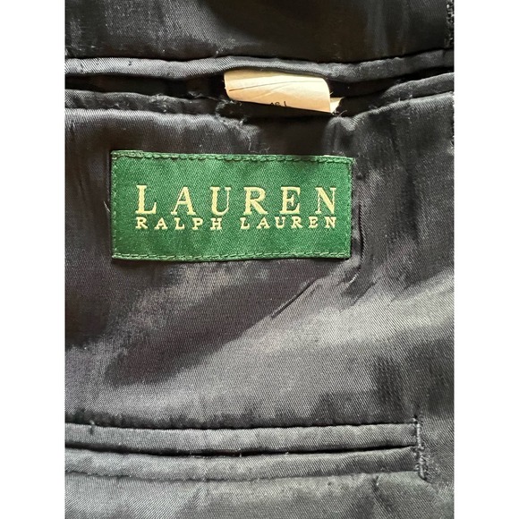 Lauren Ralph Lauren Gray Suit Jacket 46L 100% Lambs Wool‎ - Picture 9 of 10